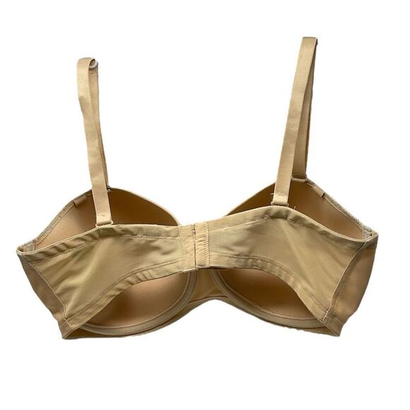 Elomi Womens Convertible Strapless Bra Beige 38F Molded Cups Underwire - Picture 3 of 8